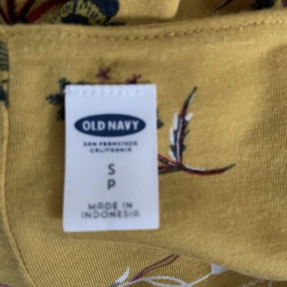Old Navy Yellow Floral Long Sleeve Dress - Picture 5 of 6